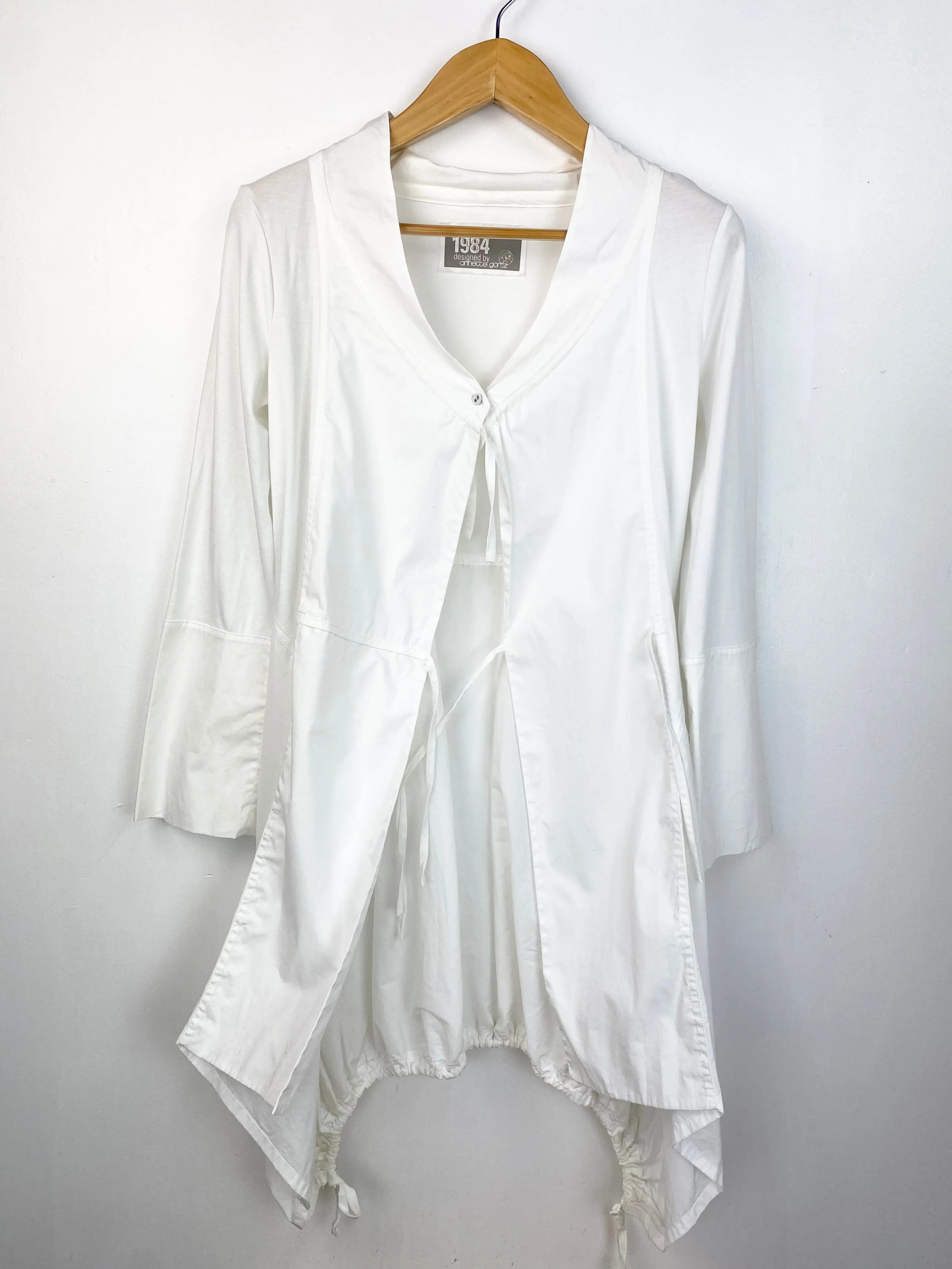 Annette Görtz White Lightweight Summer Coat - EU 38