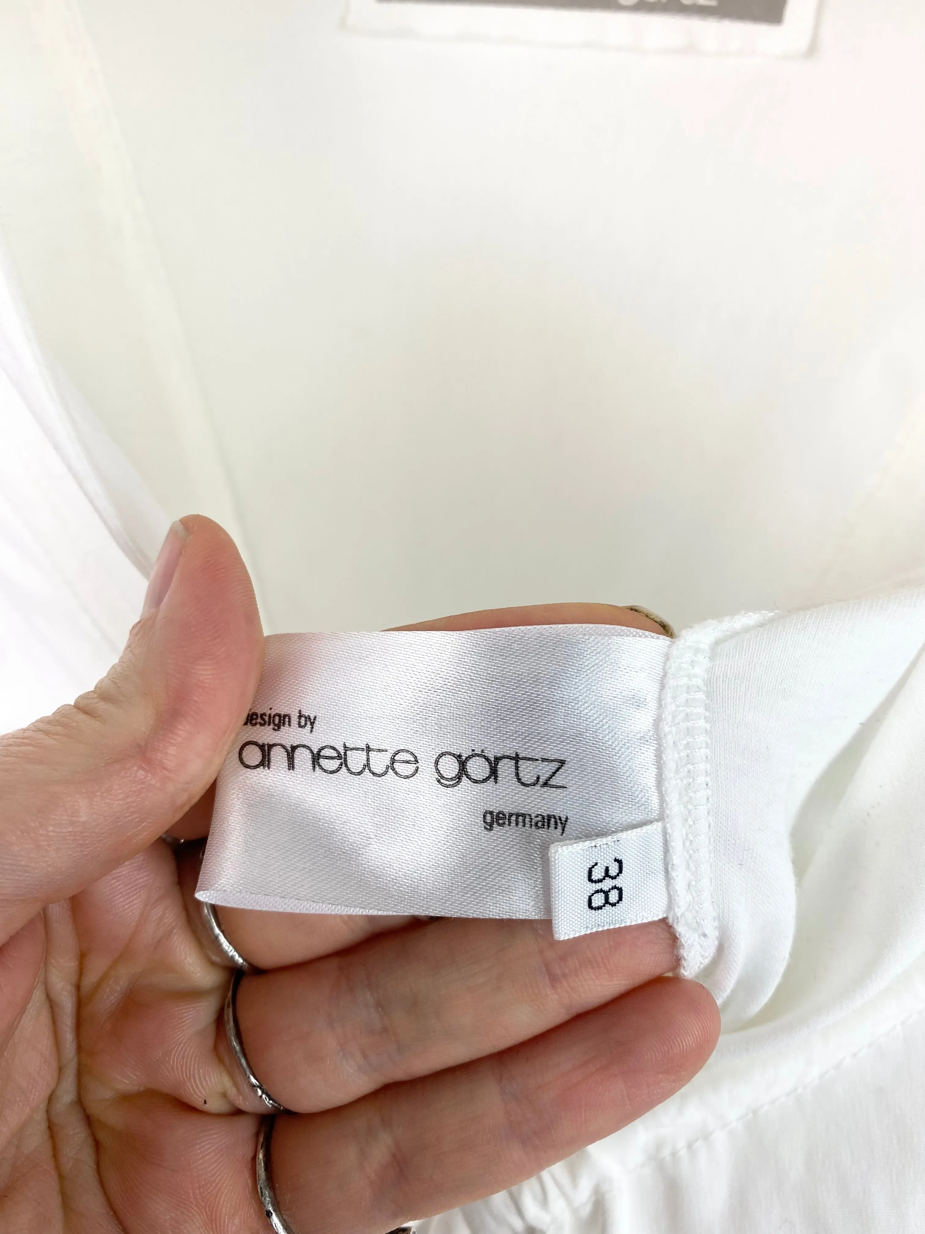 Annette Görtz White Lightweight Summer Coat - EU 38