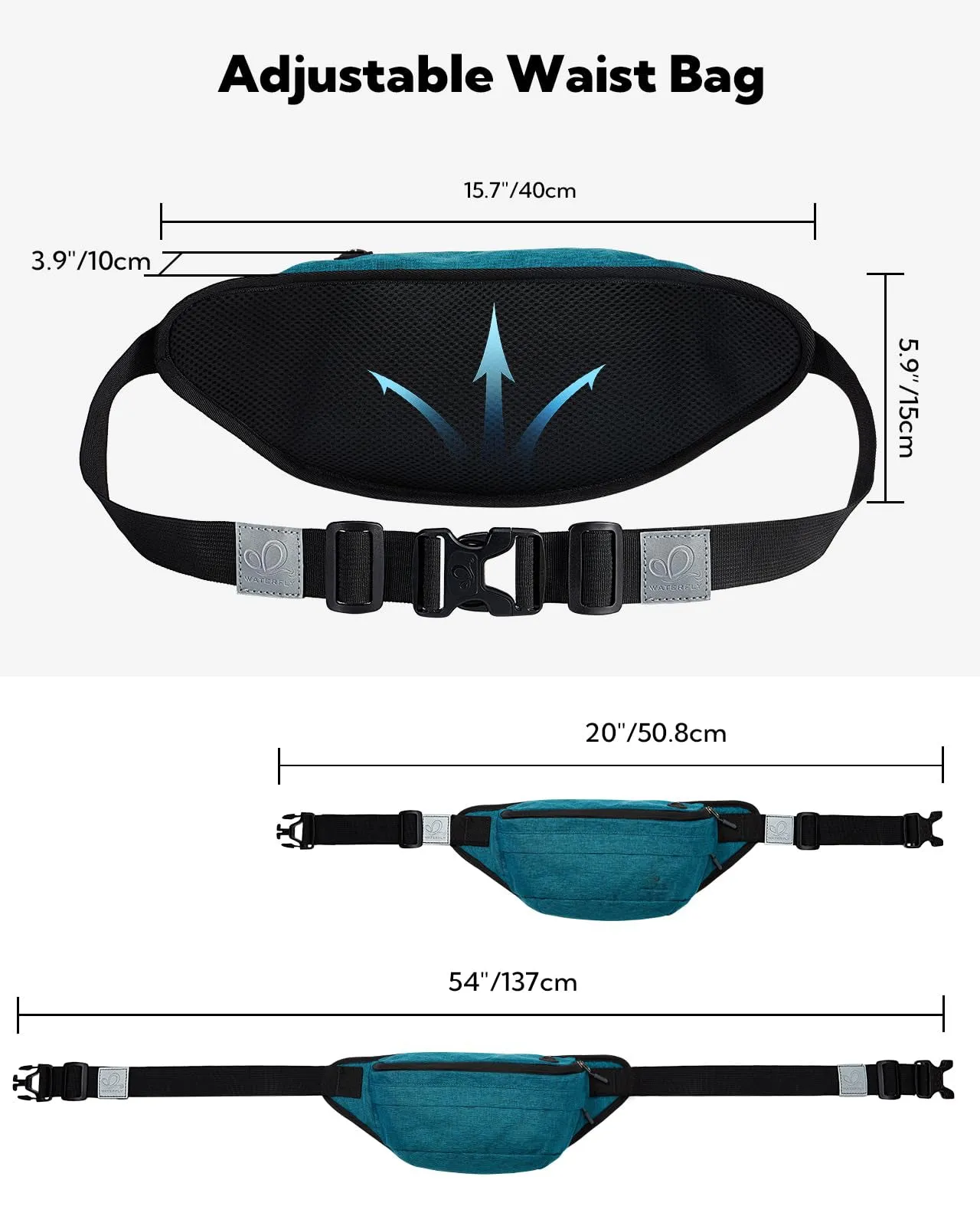 Belt bag Waist bag Sports Belt bag Mobile phone Waterproof Waist bag