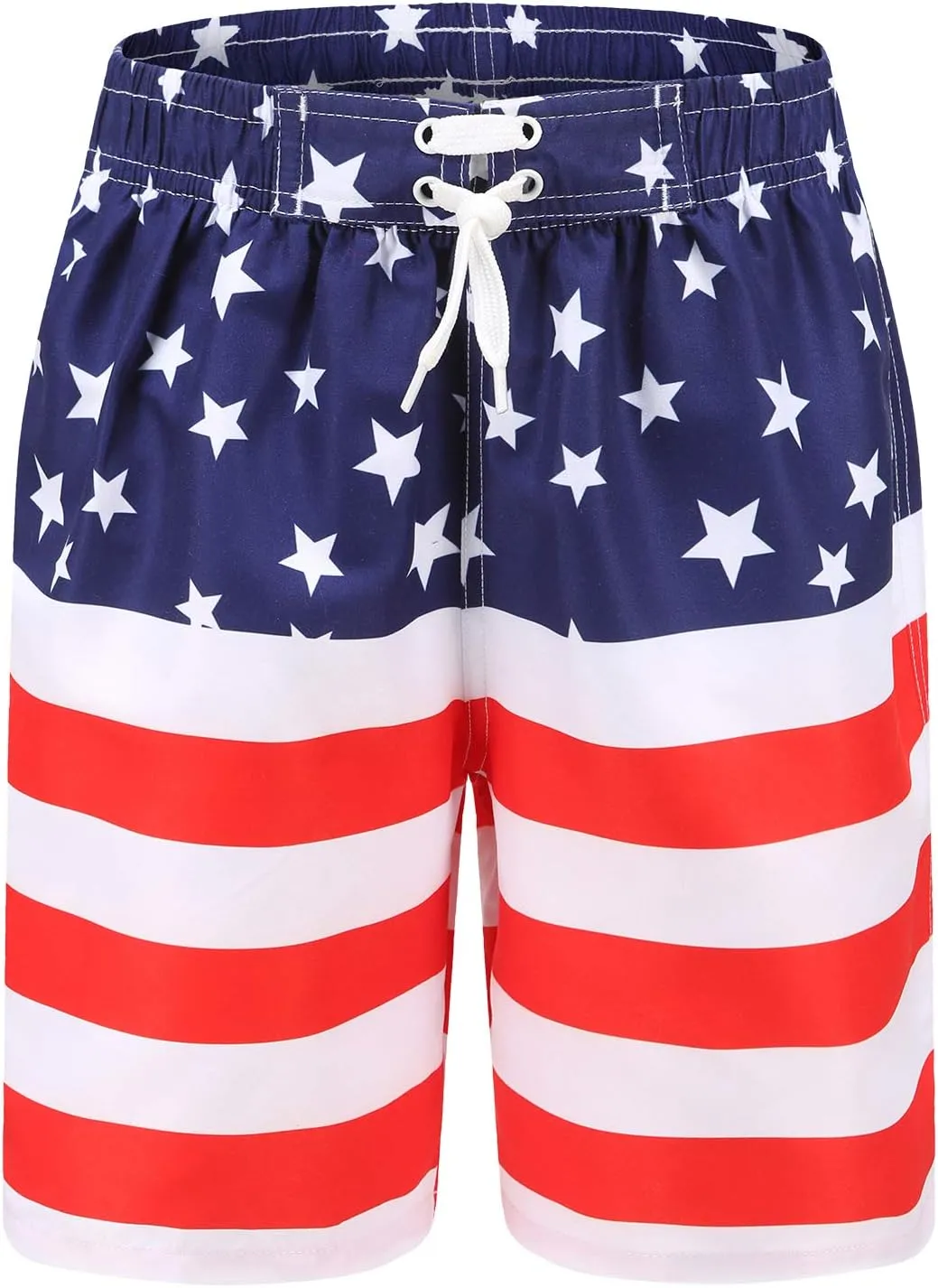 Boys Swim Shorts Beach Swim Trunks for Boys Kids Drawstring Board Shorts Quick Dry Swimwear