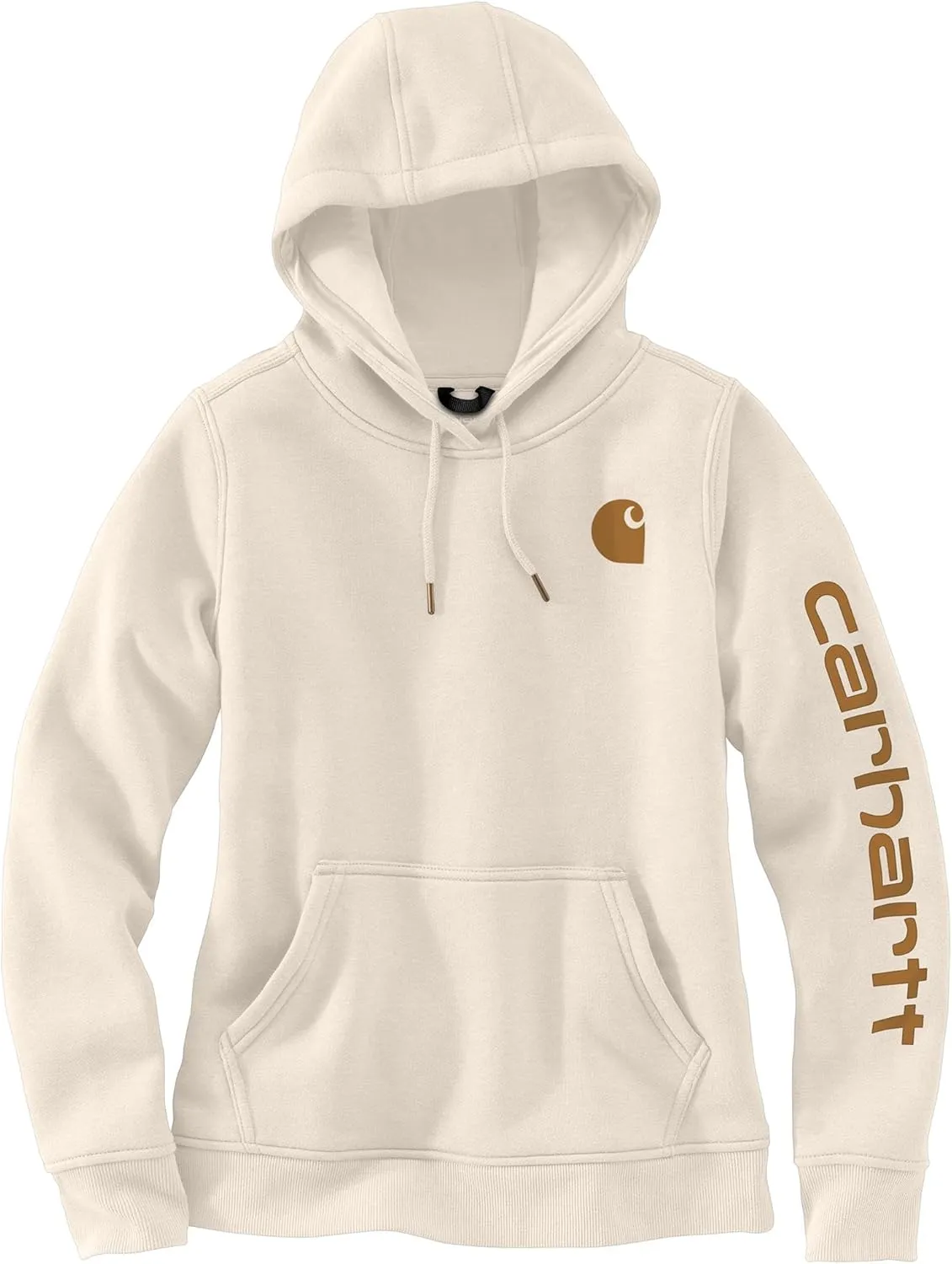 Carhartt Women's Relaxed Fit Midweight Logo Sleeve Graphic Sweatshirt