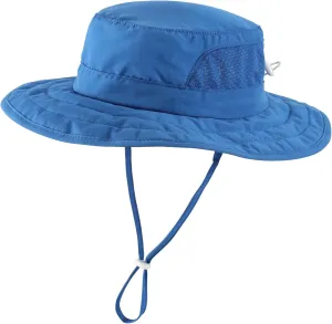 Connectyle Kids Foldable Wide Brim Sun Hat UPF 50  Sun Protection Bucket Hats Breathable Summer Beach Hat for Boys Girls