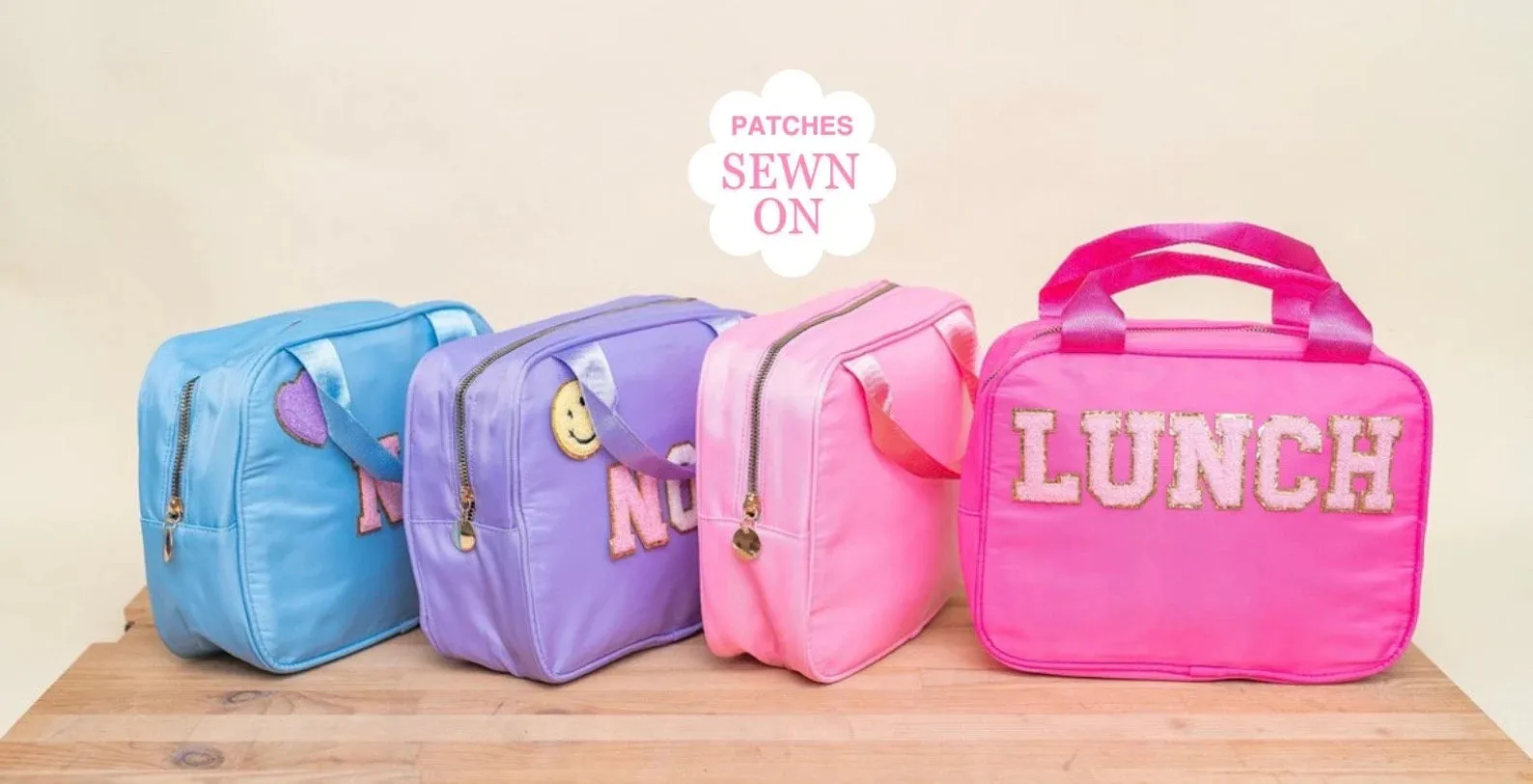 Custom Lunch Box with Patches