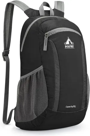 G4Free 16L Hiking Daypack, Lightweight Packable Small Backpack for Travel Camping Outdoor Men Women