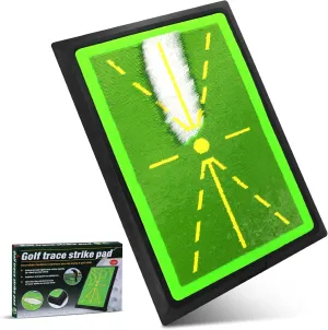 Golf Hitting Mat for Swing Path Feedback, Golf Practice Mat Indoor Outdoor Training with Rubber Backing Golf Accessories, Gifts for Men/Dad/Husband