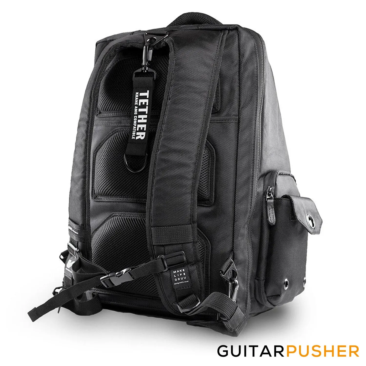 Gruv Gear Club Bag Flight-Smart Tech Backpack - Stealth Elite Triple Black