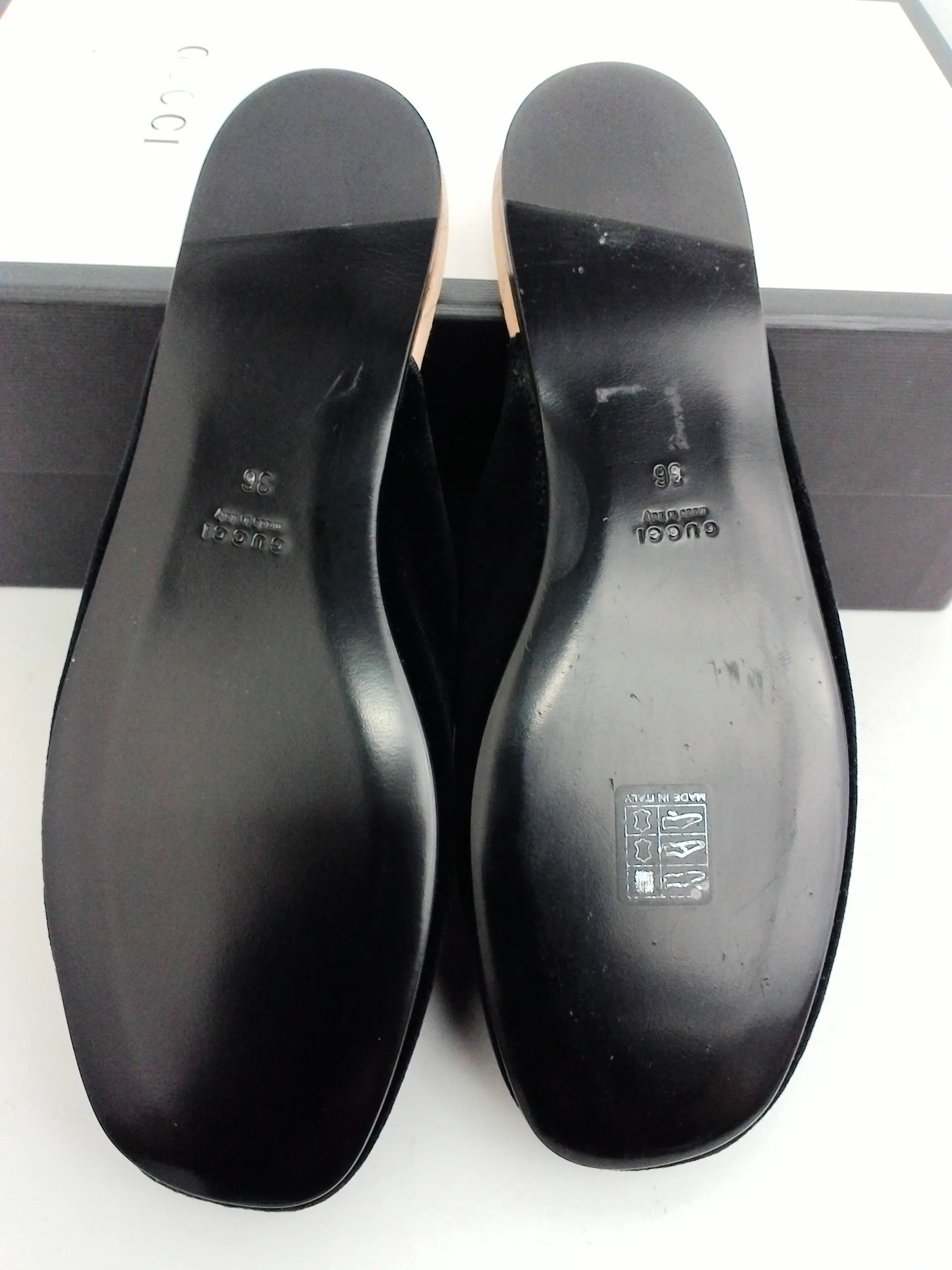 Gucci Women's Softy Velvet / Malaga Kid/Glasgo Size 36