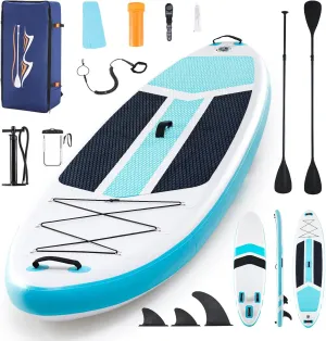 Inflatable Stand Up Paddle Board with Premium SUP Paddleboard Accessories