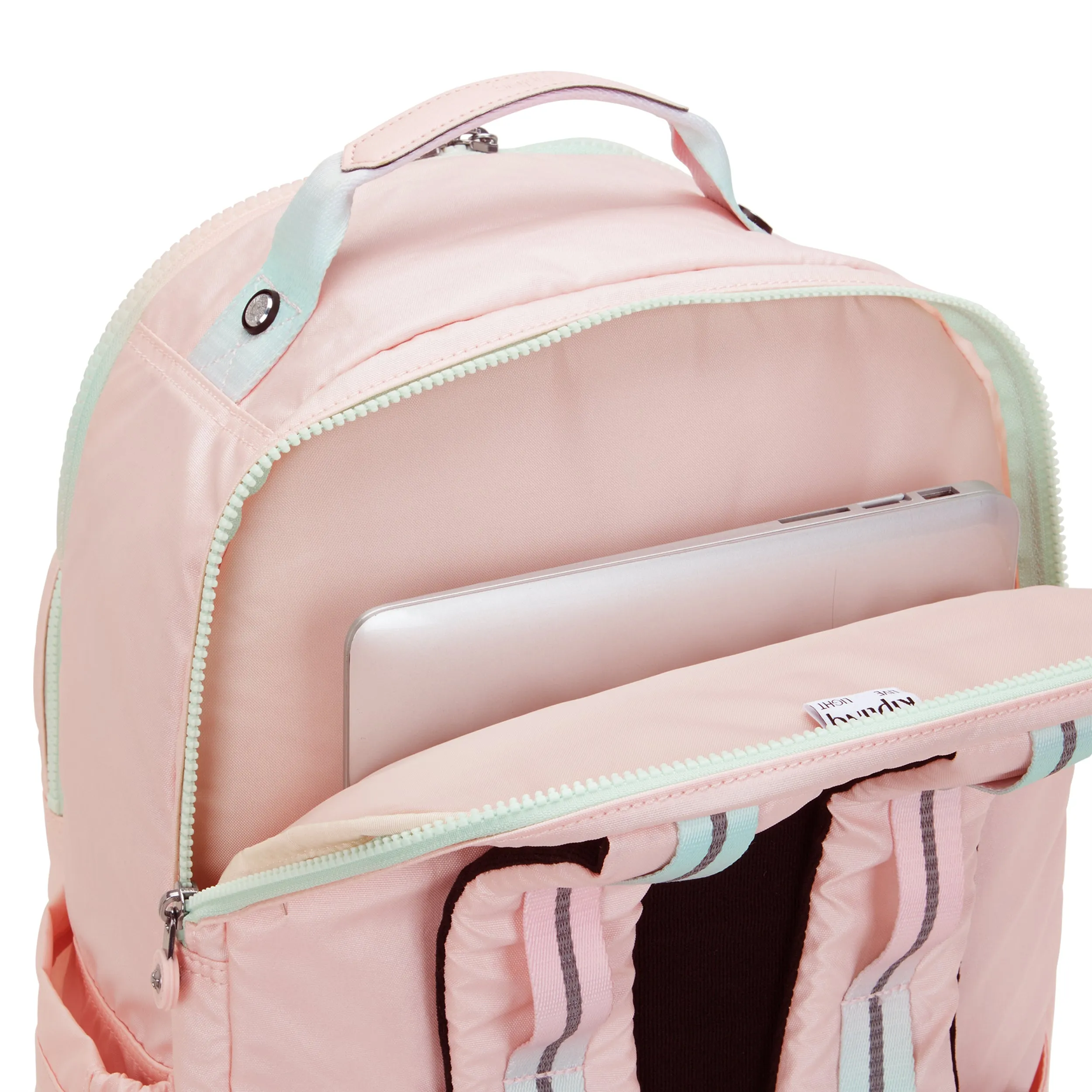 Kipling Seoul College Blush Metallic Large Backpack C2I7547-E7L