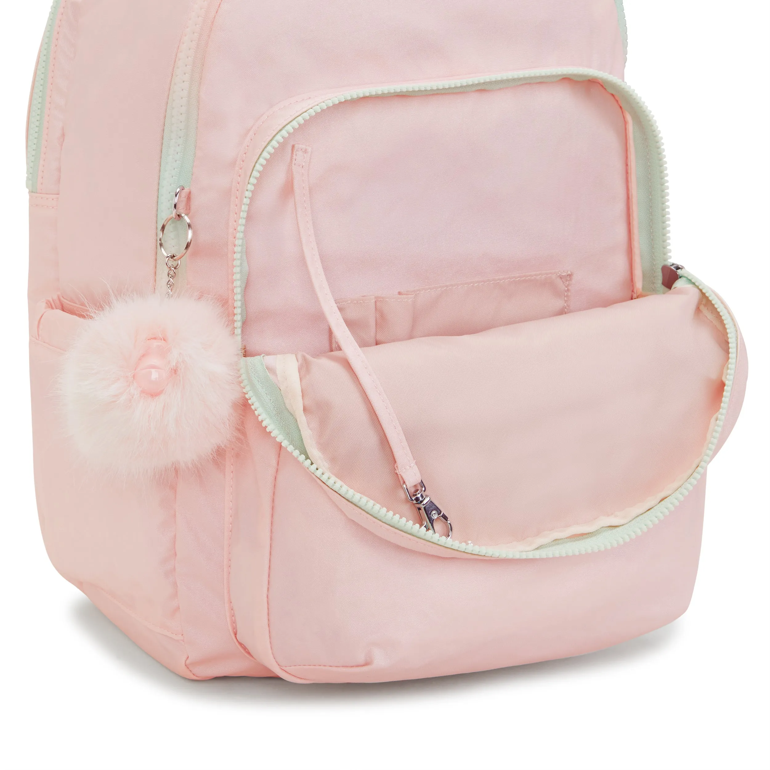 Kipling Seoul College Blush Metallic Large Backpack C2I7547-E7L