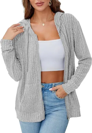 Lightweight Women's Hooded Zipper Sweatshirt Fashion Sports Hooded Sweatshirt Women's Pit Stripe Zipper Sweater