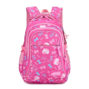 Litthing Waterproof Children School Bags Kids Printing Princess Set for Girls With Lunch Bag,Pencil Case