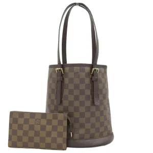 Louis Vuitton Bucket Pm  Canvas Handbag ()
