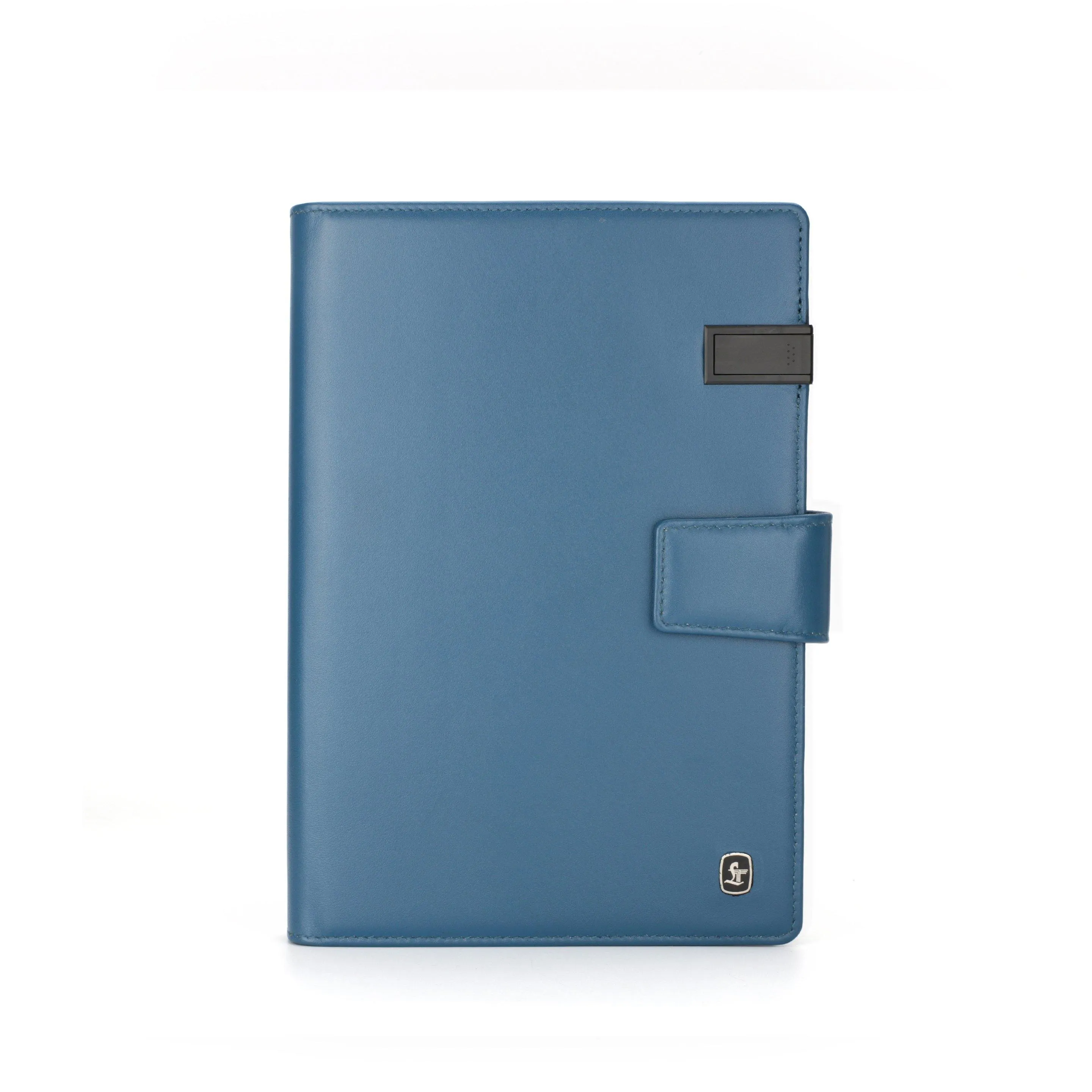 LT Smart Notebook 2.0 Wireless Charging & 16 Gb Pen Drive With Power Bank (5000 mAh) | I phone Wireless Charger | Smart Notebook with Power Bank | Color: Blue, Brown, Black, Red