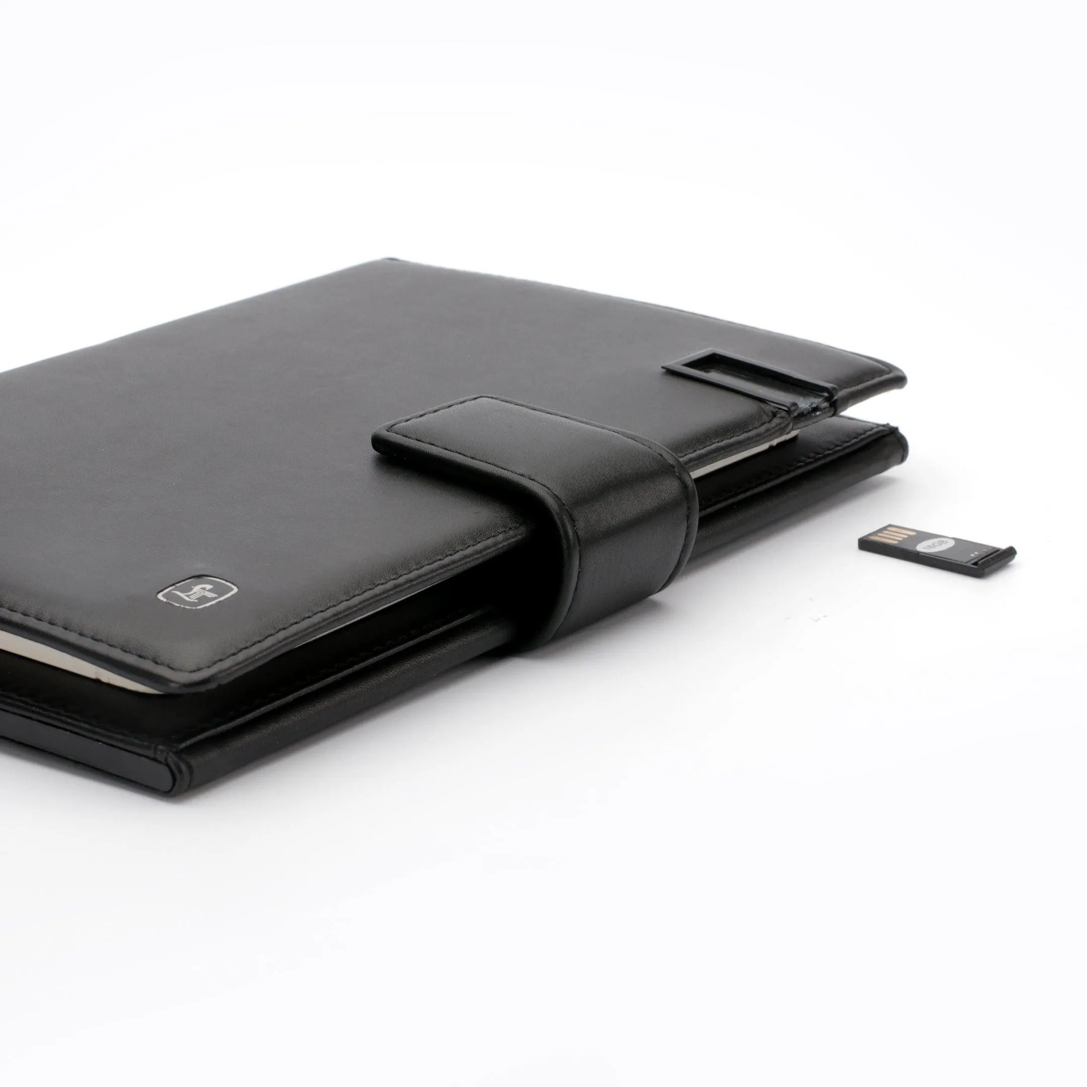 LT Smart Notebook 2.0 Wireless Charging & 16 Gb Pen Drive With Power Bank (5000 mAh) | I phone Wireless Charger | Smart Notebook with Power Bank | Color: Blue, Brown, Black, Red