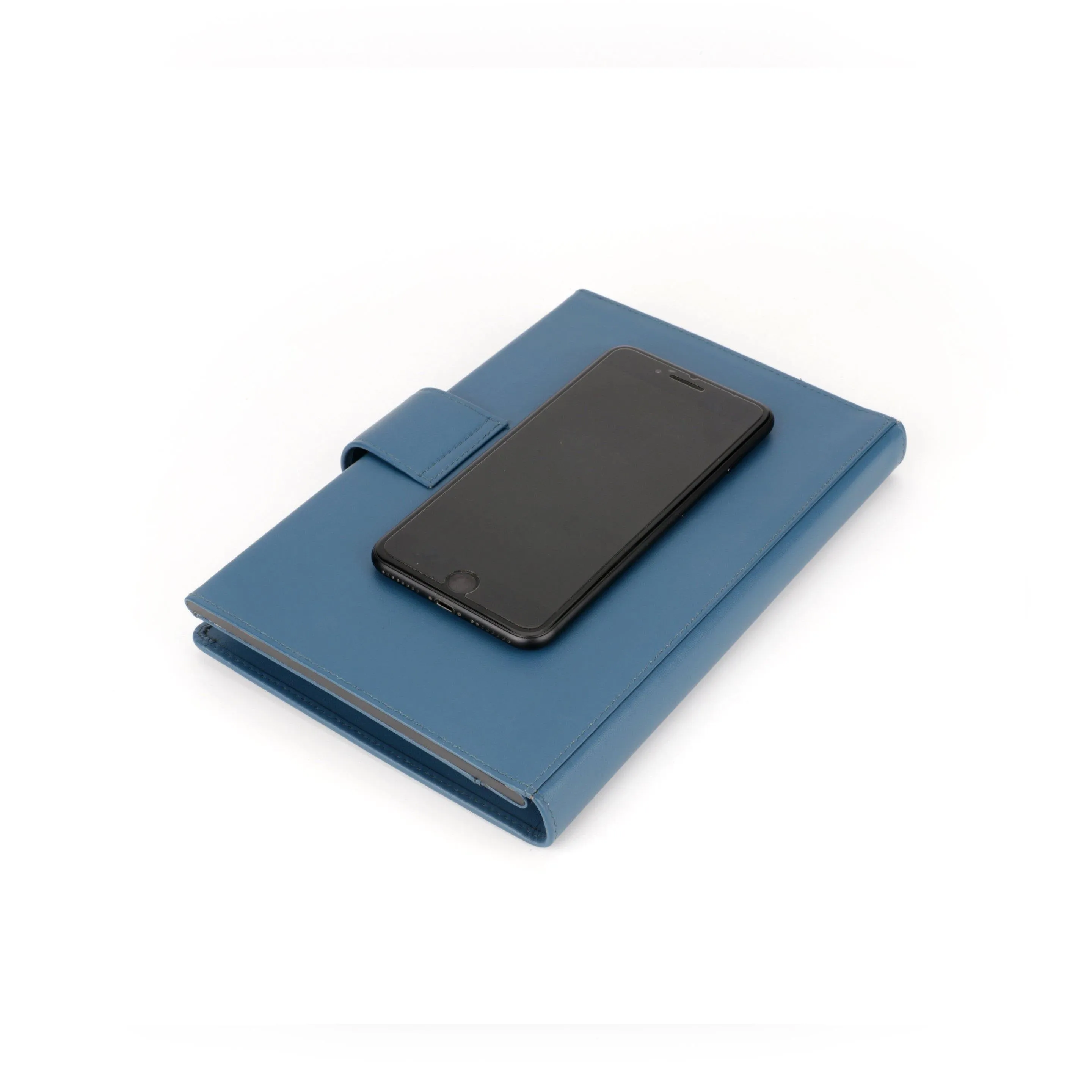 LT Smart Notebook 2.0 Wireless Charging & 16 Gb Pen Drive With Power Bank (5000 mAh) | I phone Wireless Charger | Smart Notebook with Power Bank | Color: Blue, Brown, Black, Red