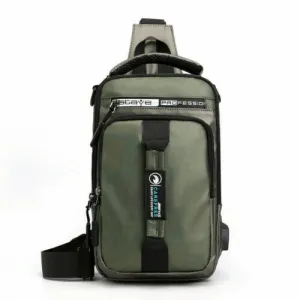 Men's Sling Crossbody Bag Anti-theft Chest Shoulder Messenger Backpack USB Port S64218541