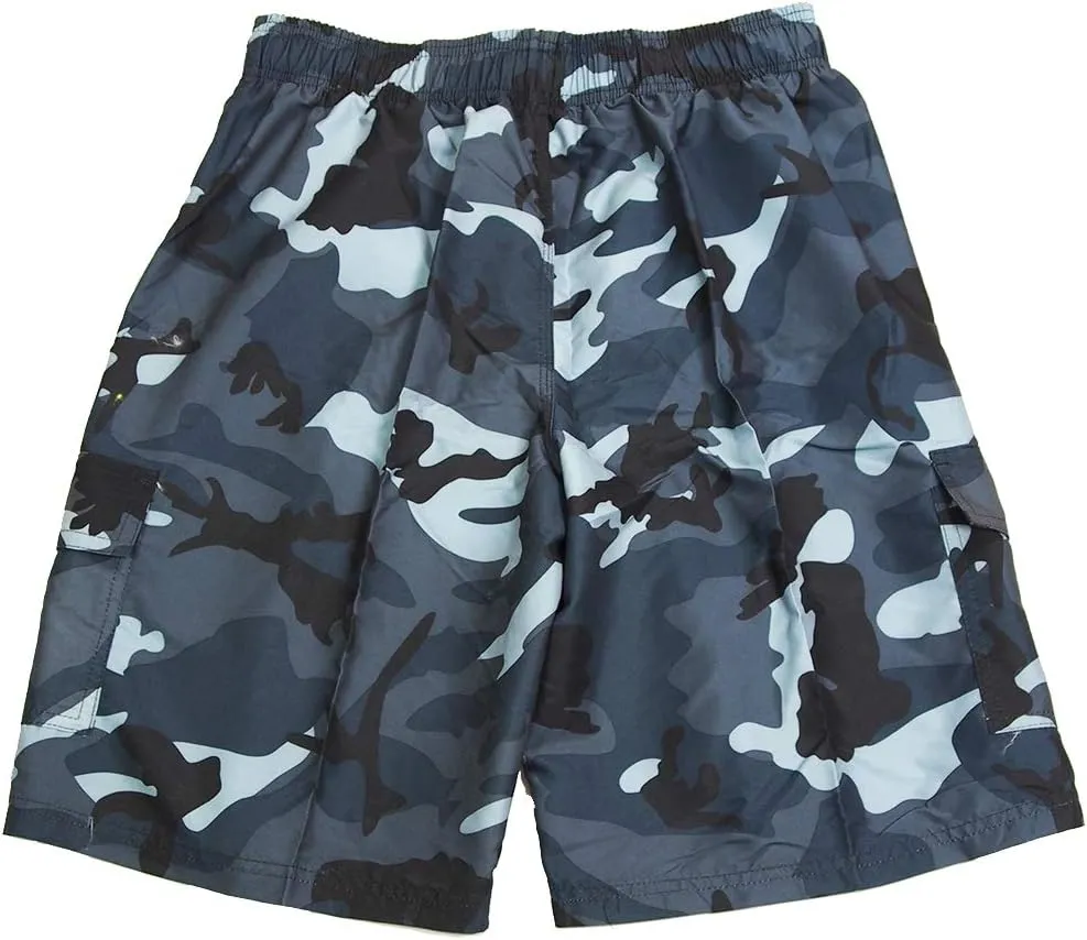 NORTY Mens Big Extended Size Swim Trunks - Mens Plus King Size Swimsuit Thru 5X