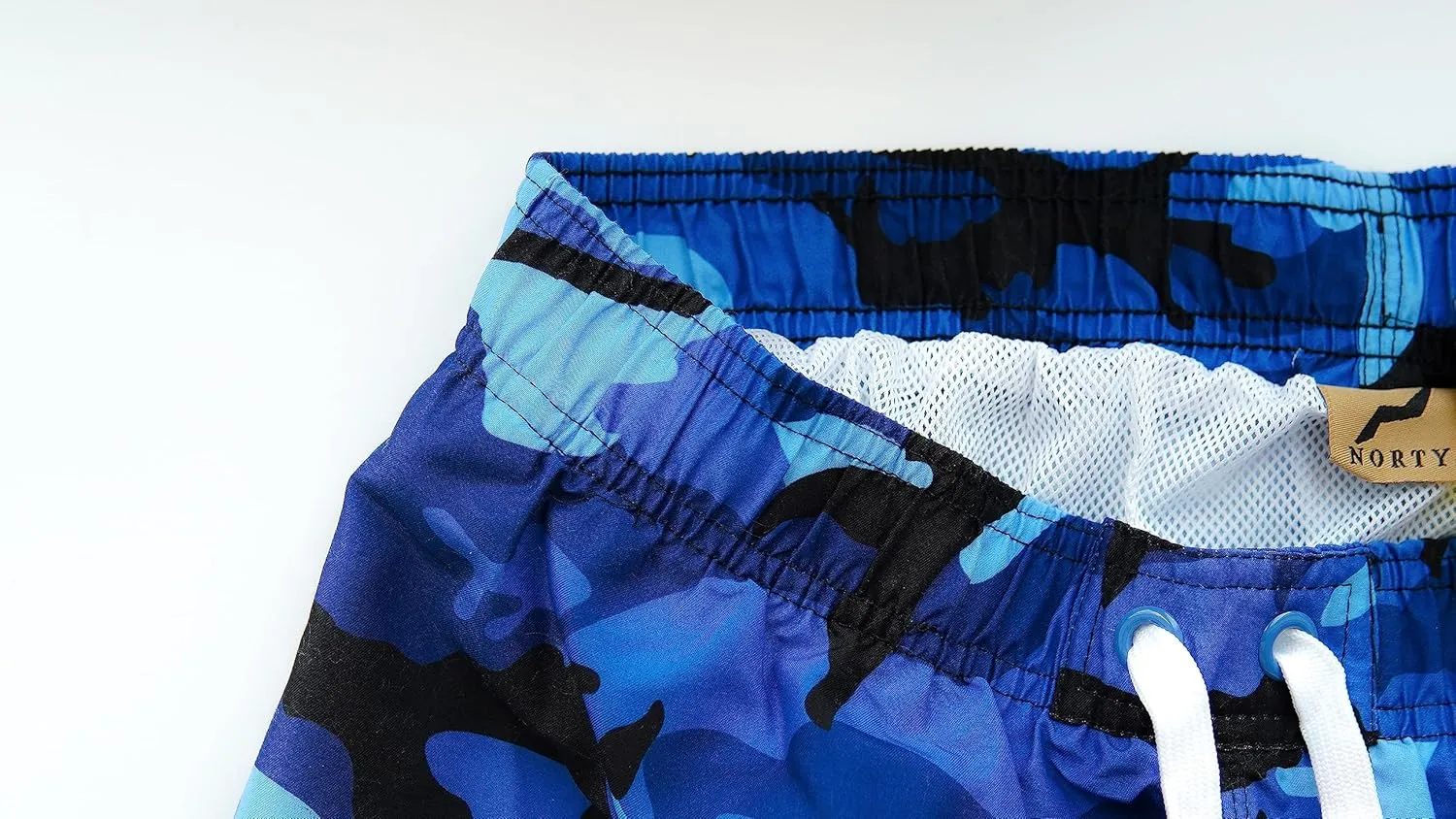 NORTY Mens Big Extended Size Swim Trunks - Mens Plus King Size Swimsuit Thru 5X