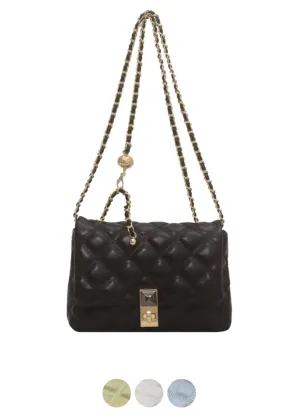 Patiño  Women's Quilted Leather Shoulder Handbag