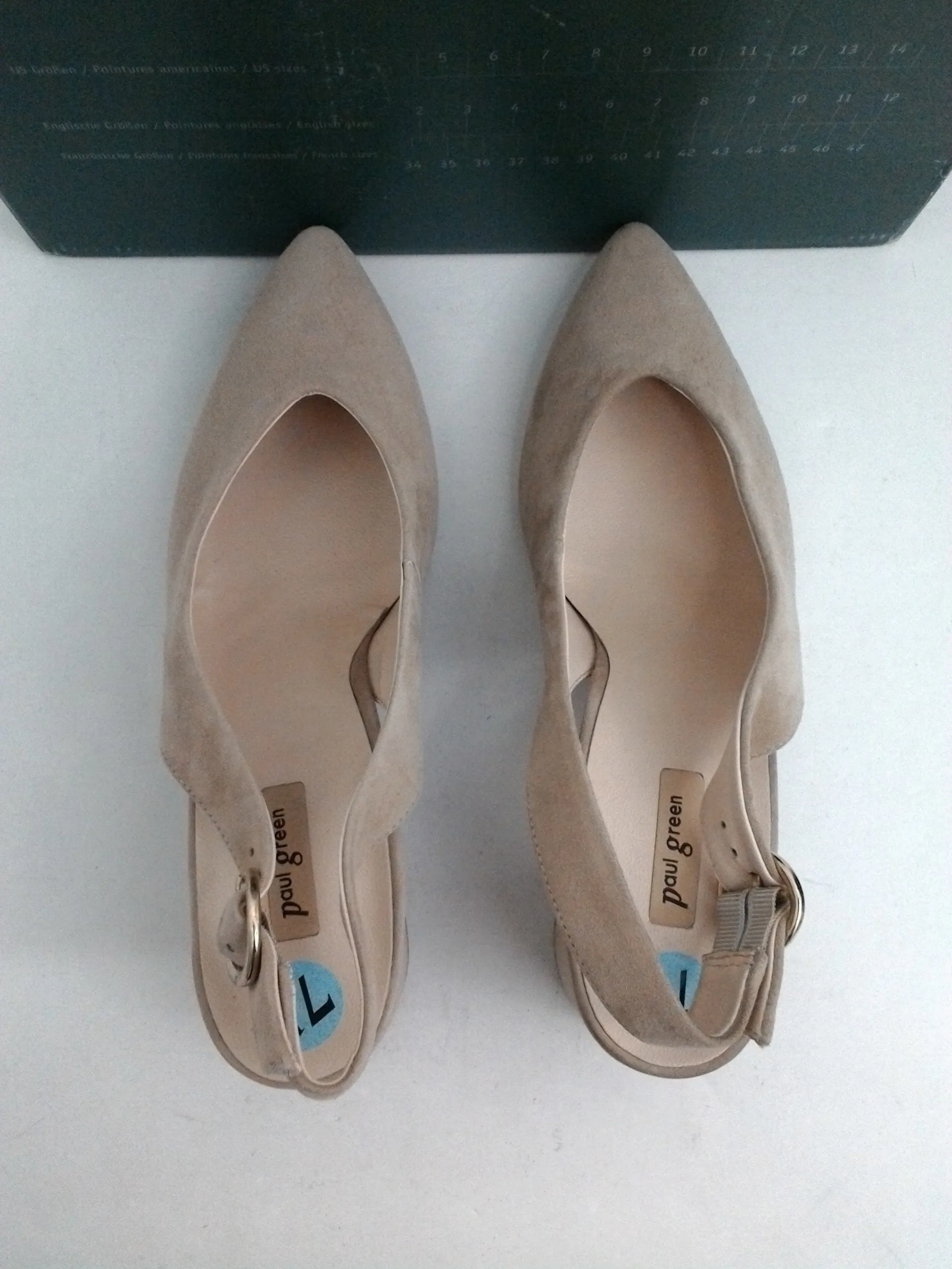 Paul Green Women's Brooke Heel Sahara Suede Size 7.5