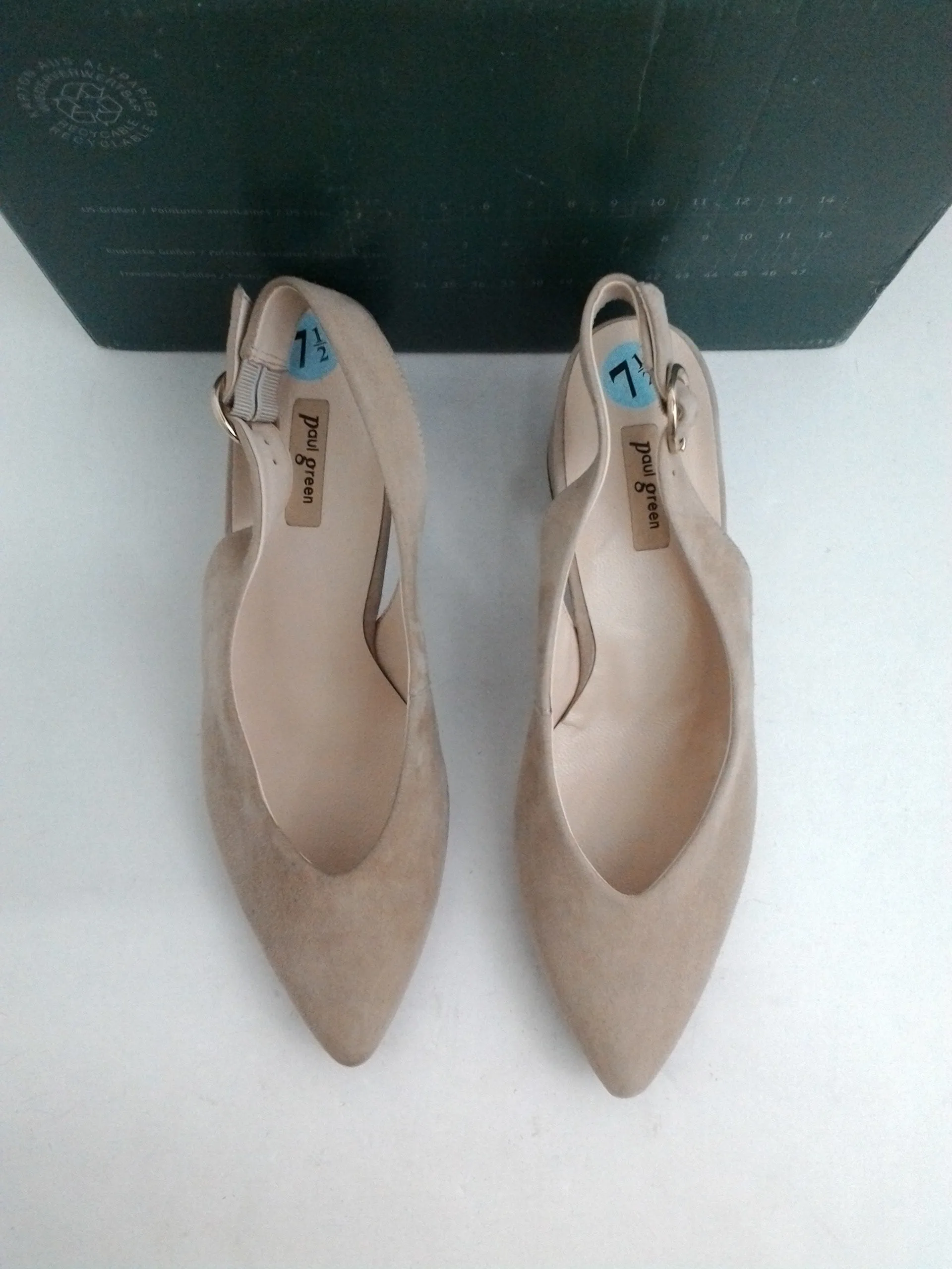 Paul Green Women's Brooke Heel Sahara Suede Size 7.5