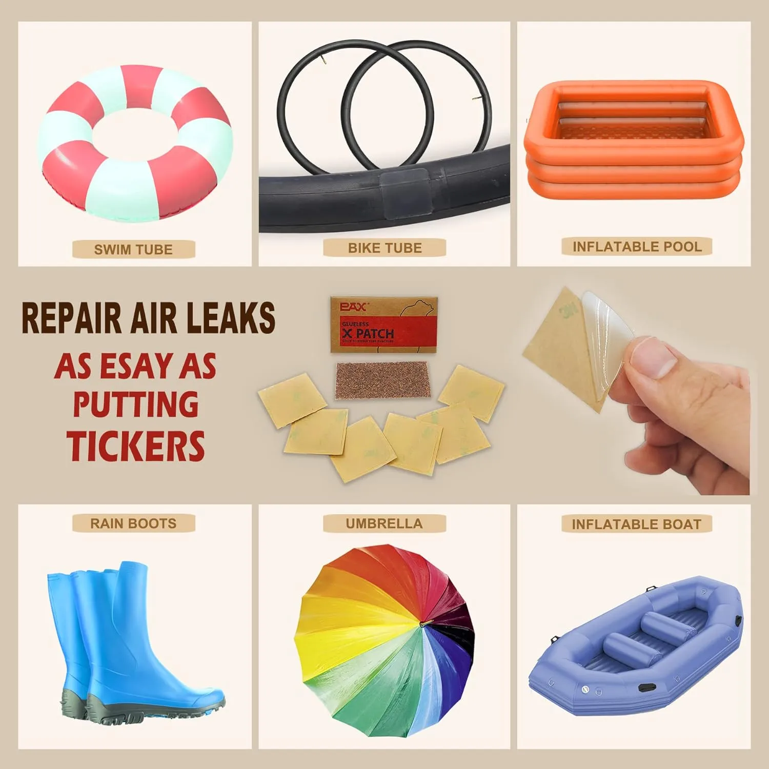 PAX Glueless Patch Kit Family