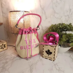 Pink Bucket Bag