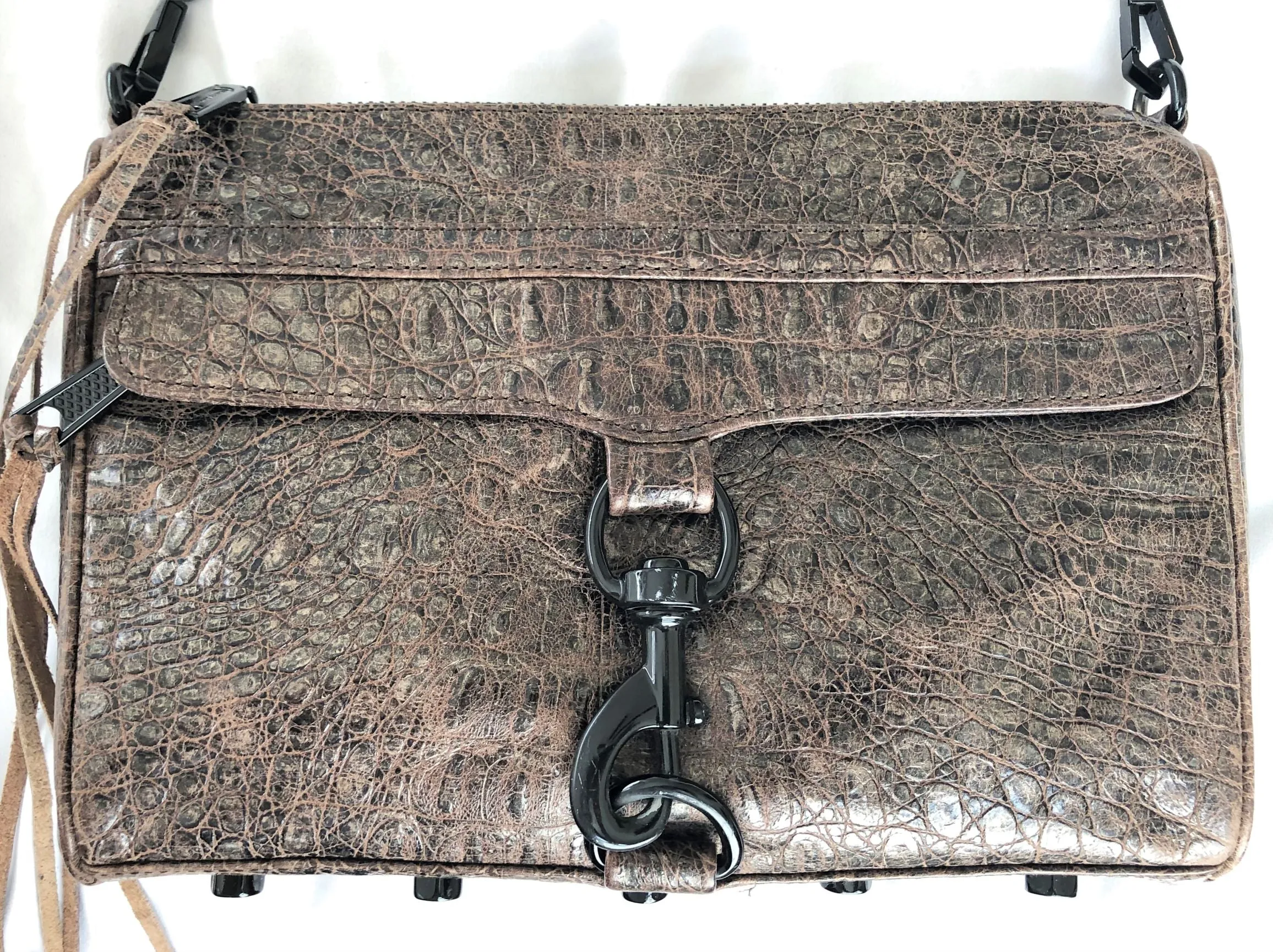 Rebecca Minkoff Large MAC Brown Cross Body