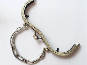 Retro Metal Purse Frame Clutch Purse Frame 19cm ( 7")