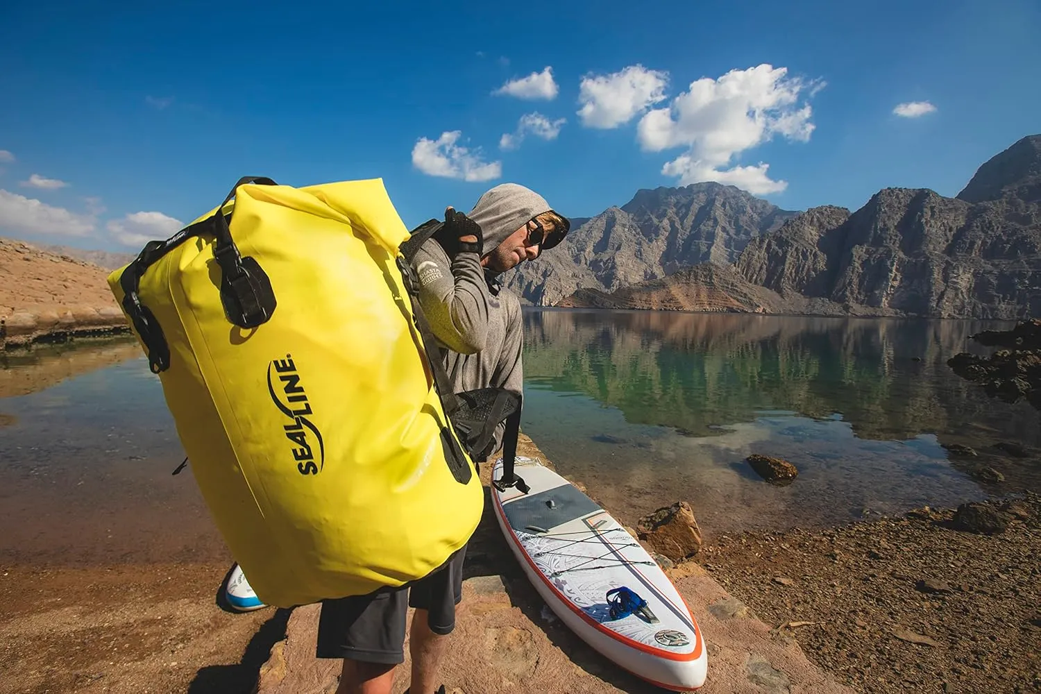 SealLine Black Canyon Waterproof Backpack with Waist Belt Support