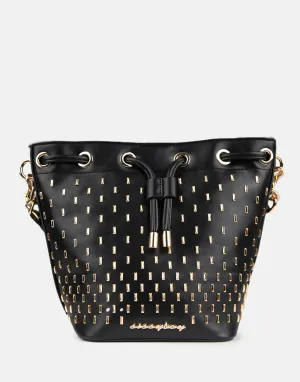Sissy Boy Stud Drawstring Bucket Bag