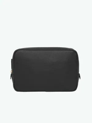 Smythson Leather Tech Accessories Pouch Black