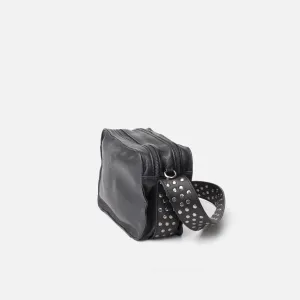 Studded Strap Leather Bag