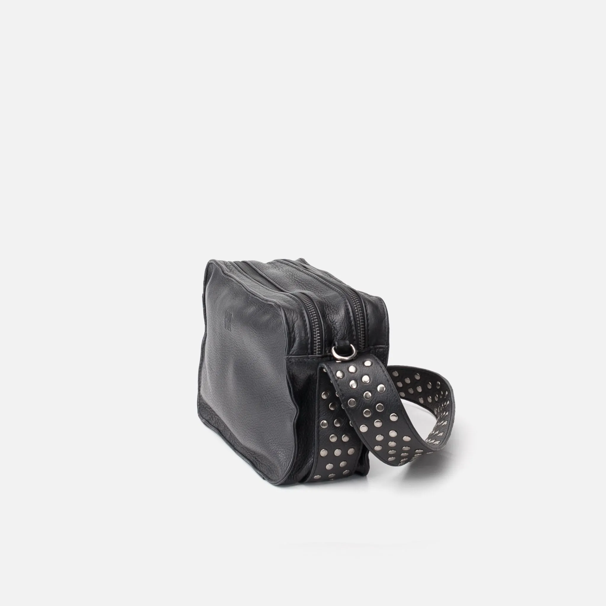 Studded Strap Leather Bag