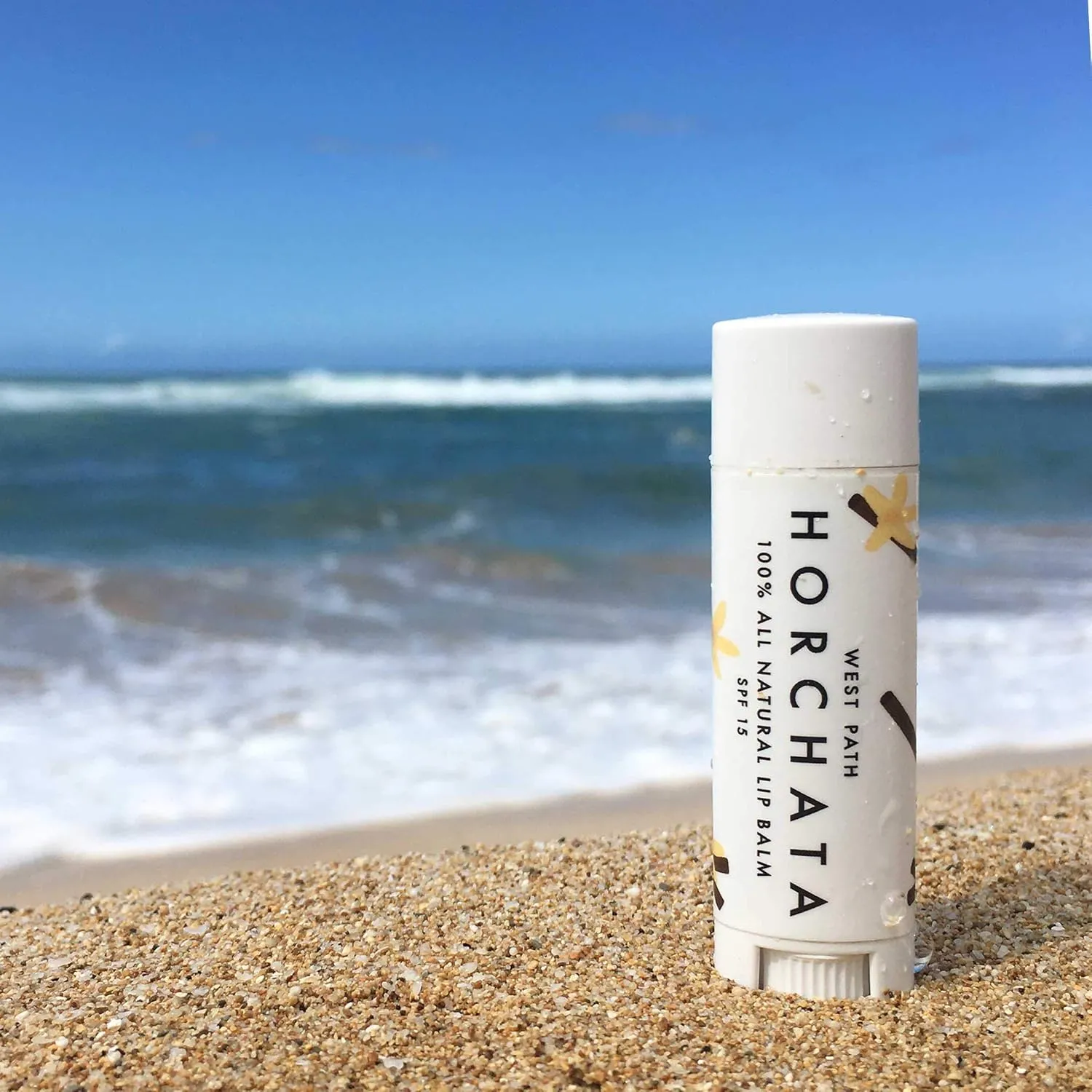 Surfer Gift, Surf Kit | Wax Holder Container with Surf Wax, Organic Reef Safe Sunscreen Face Stick, Horchata Lip Balm, Wax Scraper with Fin Key | Surf Accessory