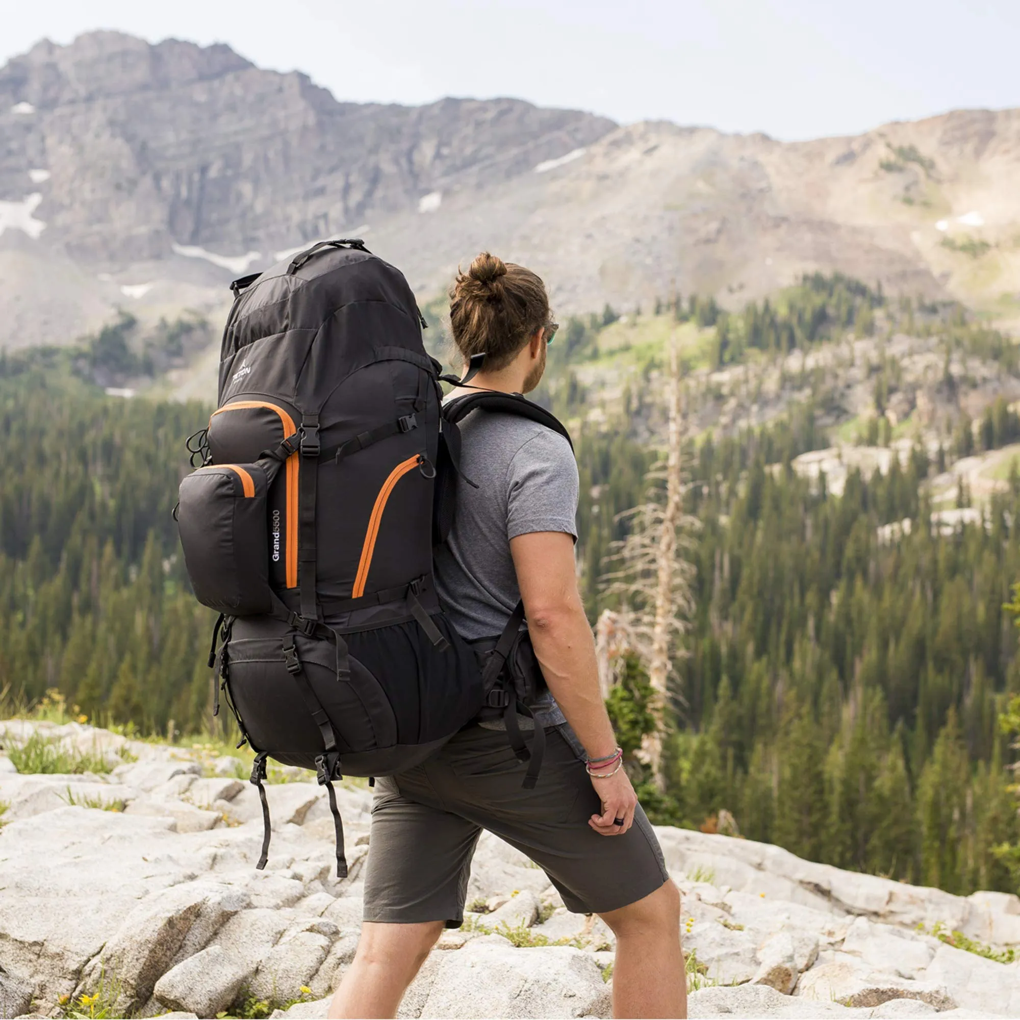 TETON Sports Grand 5500 Ultralight Plus Backpack; Lightweight Hiking Backpack for Camping, Hunting, Travel, and Outdoor Sports