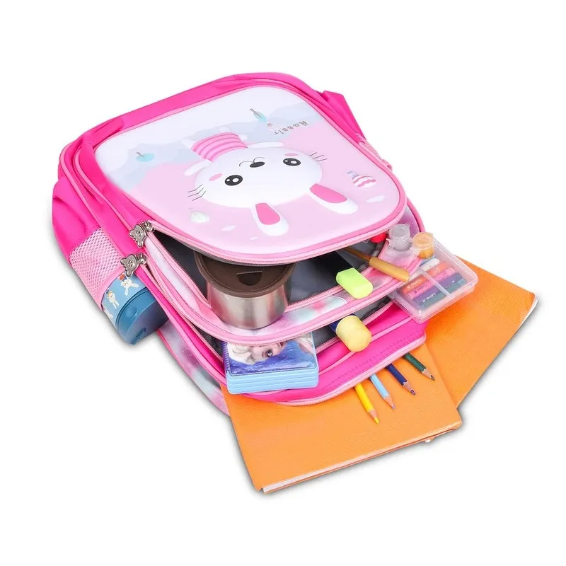 THE CLOWNFISH KidVenture Series Backpack - Lightweight, Colorful | 22 Litres | Midnight Blue