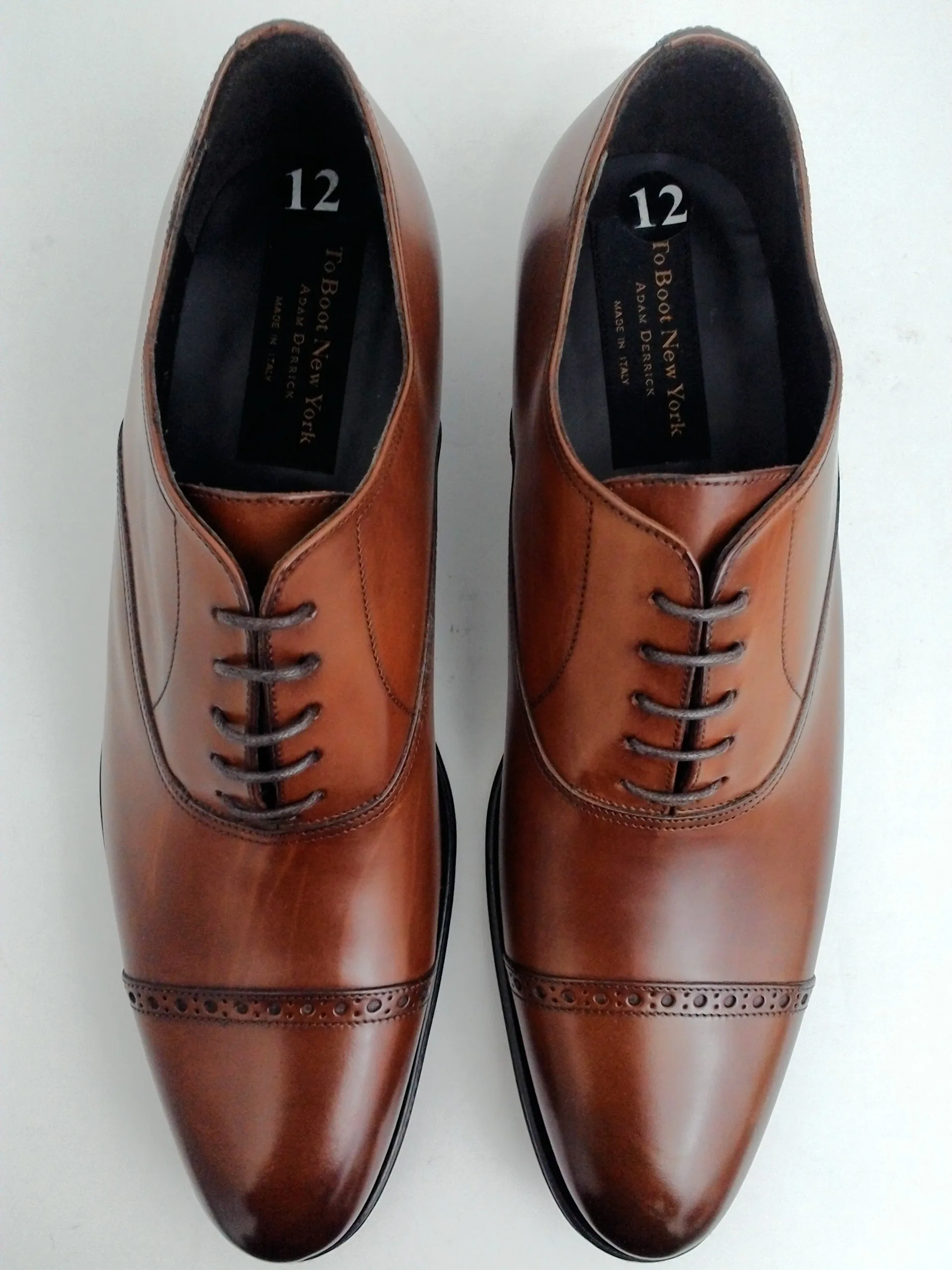 To Boot New York Adam Derrick Men's Anton Brogue Cap Toe Oxfords Size 12 M