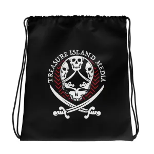 Tri-Skull Drawstring bag