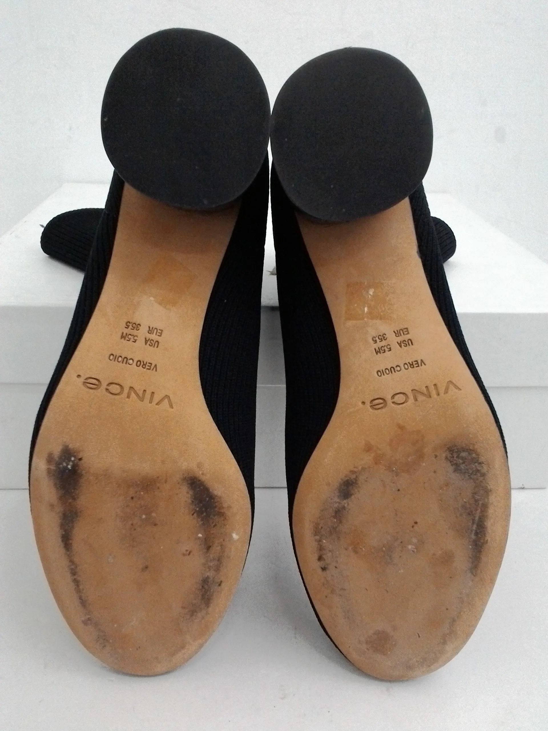 Vince Women's Tasha Black Booties Size 5.5 M