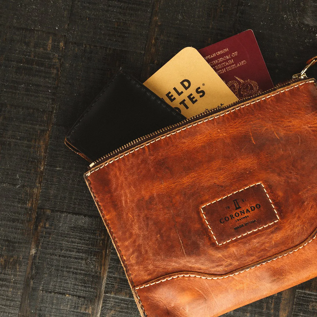 Vintage Stone-Washed Utility Pouch No.194