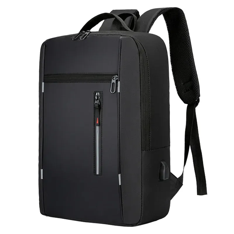 Waterproof USB Laptop Backpack for Men - 15.6 Inch Large Capacity