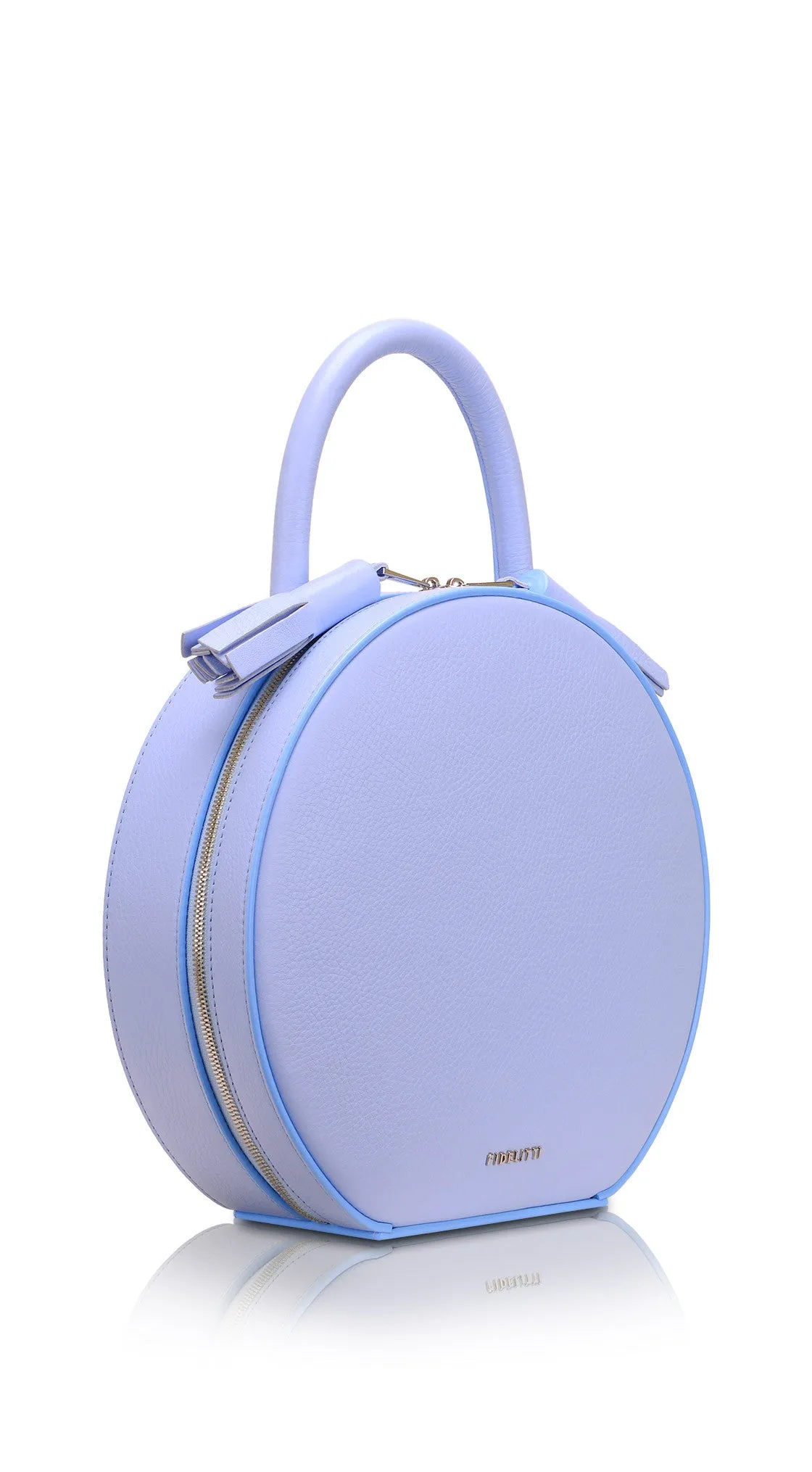 Woman Leather Bag Lady Anne Tesoro Lavender