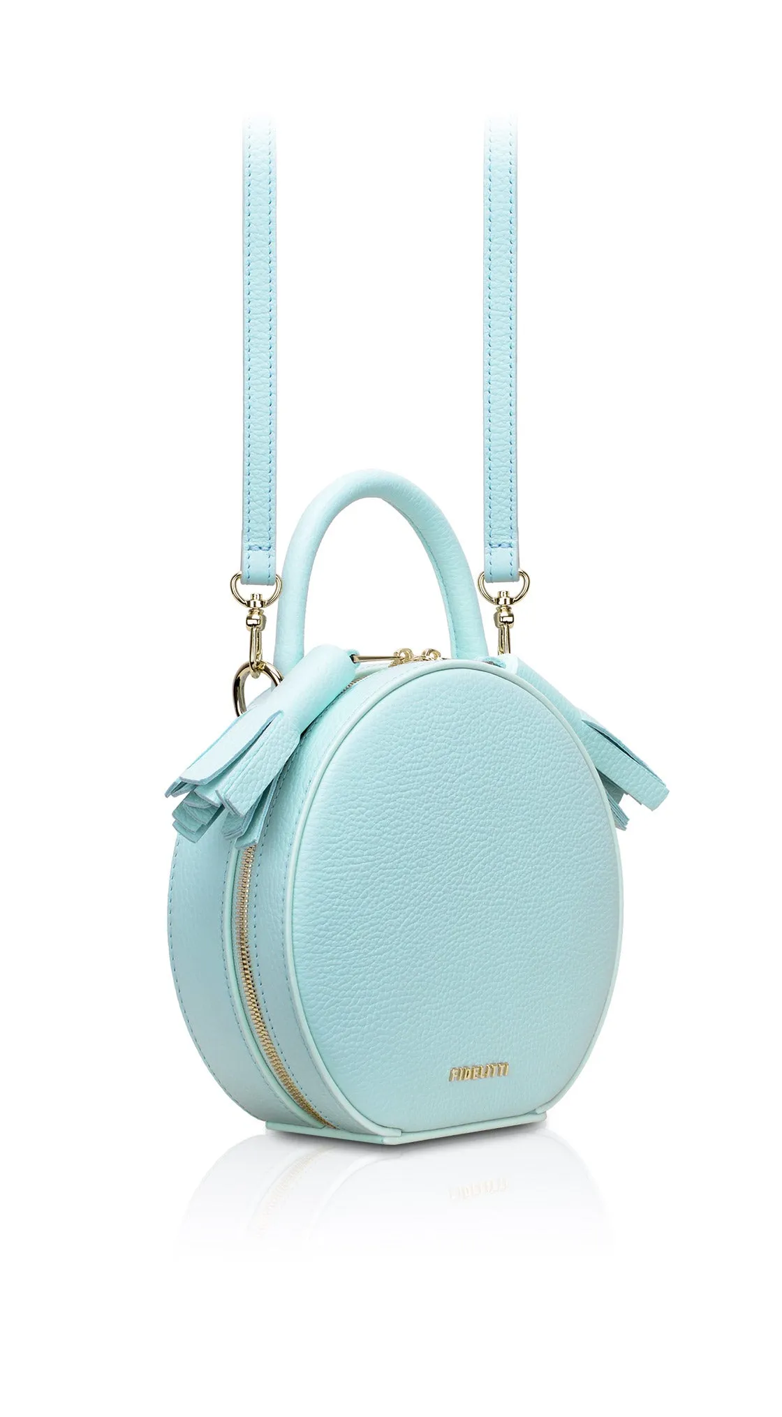 Woman Leather Bag Lady Anne Tesoro Lavender
