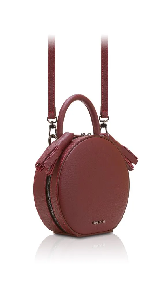 Woman Leather Bag Lady Anne Tesoro Lavender