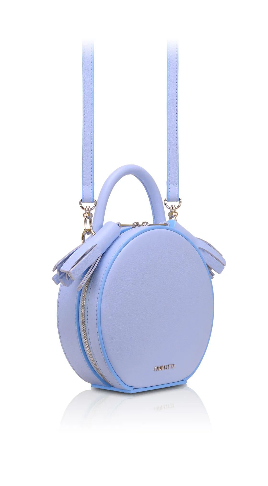 Woman Leather Bag Lady Anne Tesoro Lavender