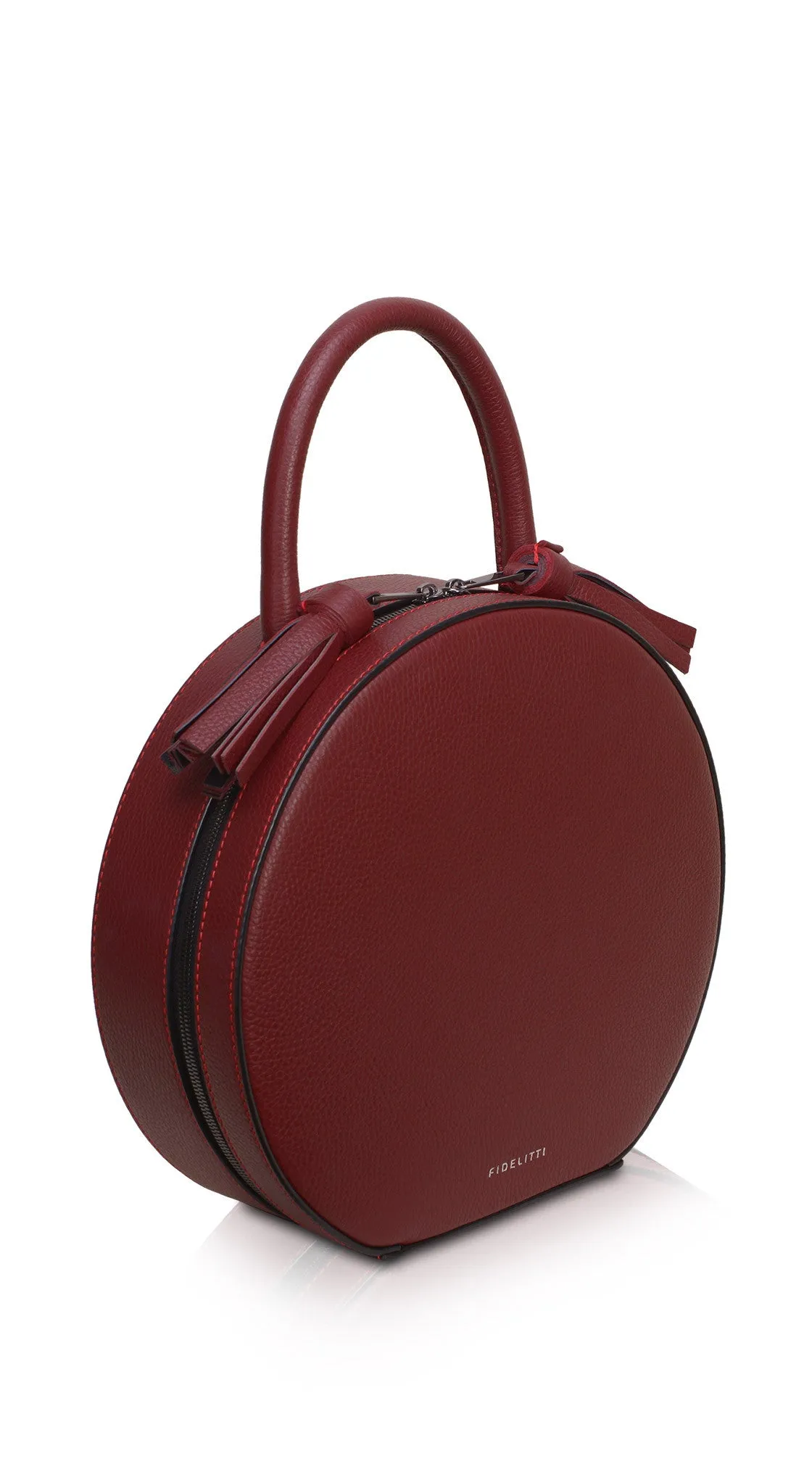 Woman Leather Bag Lady Anne Tesoro Lavender