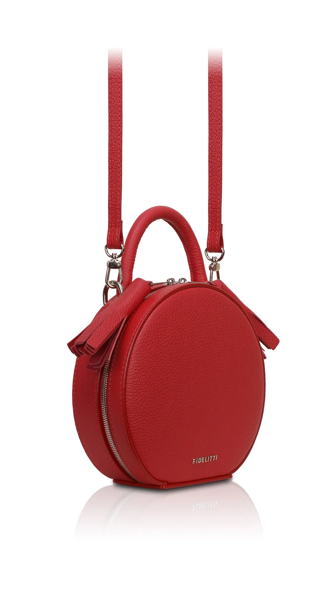 Woman Leather Bag Lady Anne Tesoro Lavender