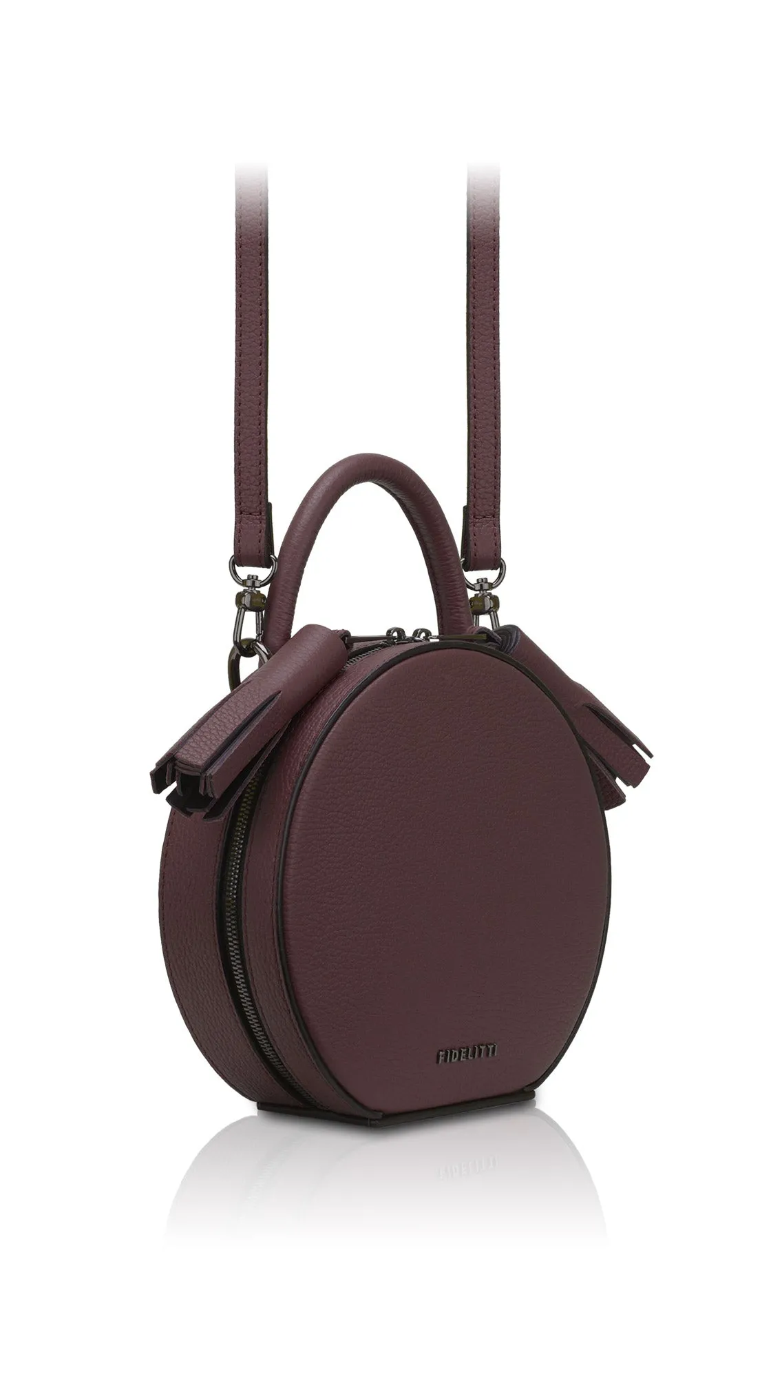 Woman Leather Bag Lady Anne Tesoro Lavender